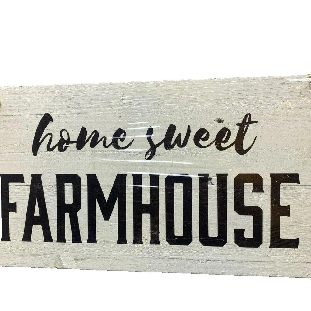 Home‎ Sweet Farmhouse Wall Art Home Decor Cottagecore Wood Sign